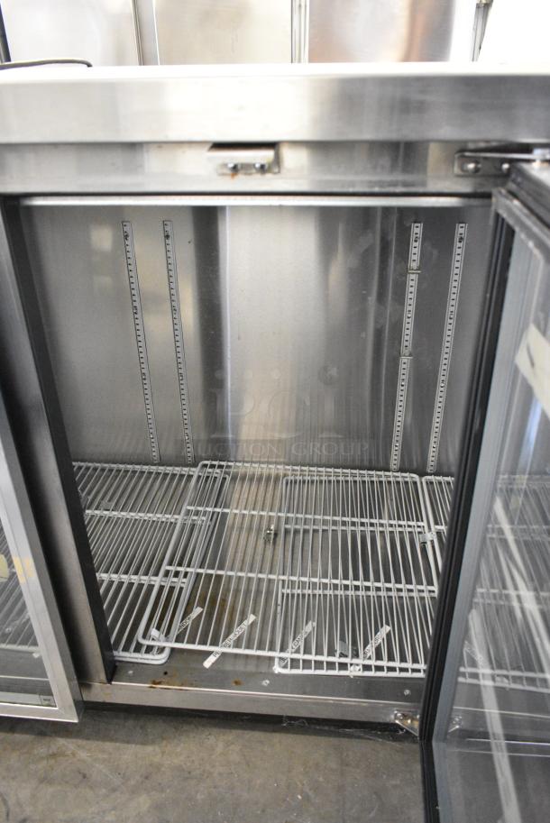 Continental BBC79-SS-GD Stainless Steel Commercial 3 Door Back Bar Cooler Merchandiser. 115 Volts, 1 Phase. Tested and Working! - Image 4 of 7