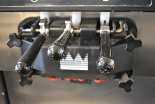 Taylor C716-33 Stainless Steel Commercial Floor Style Water Cooled 2 Flavor w/ Twist Soft Serve Ice Cream Machine on Commercial Casters. 208-230 Volts, 3 Phase. - Image 3 of 10