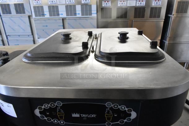 Taylor C716-33 Stainless Steel Commercial Floor Style Water Cooled 2 Flavor w/ Twist Soft Serve Ice Cream Machine on Commercial Casters. 208-230 Volts, 3 Phase. - Image 5 of 10