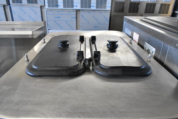 Taylor C723-33 Stainless Steel Commercial Floor Style Water Cooled 2 Flavor w/ Twist Soft Serve Ice Cream Machine on Commercial Casters. 208-230 Volts, 3 Phase. - Image 6 of 9