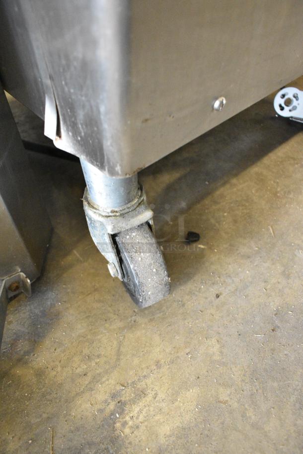Taylor 794-33 Stainless Steel Commercial Floor Style Water Cooled 2 Flavor w/ Twist Soft Serve Ice Cream Machine on Commercial Casters. 208-230 Volts, 3 Phase. - Image 3 of 10