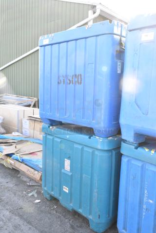 2 ThermoSafe HR50P Blue Poly  Durable Transport Container. 2 Times Your Bid!