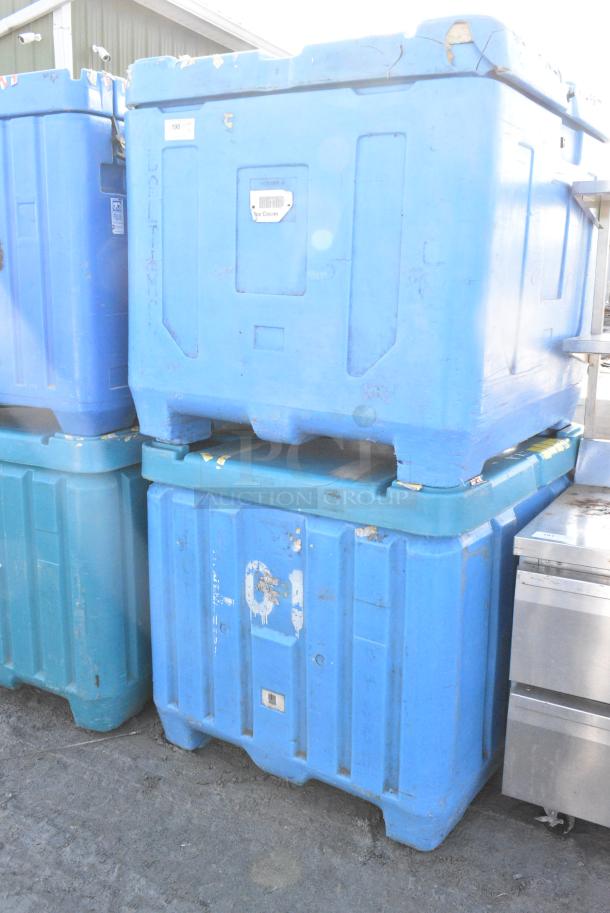 2 ThermoSafe HR50P Blue Poly  Durable Transport Container. 2 Times Your Bid! - Image 1 of 4