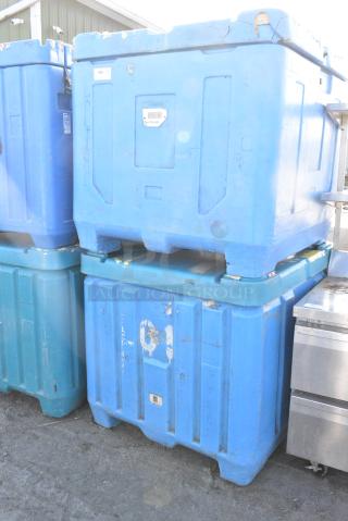 2 ThermoSafe HR50P Blue Poly  Durable Transport Container. 2 Times Your Bid!