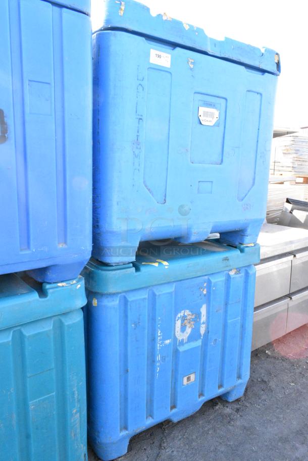 2 ThermoSafe HR50P Blue Poly  Durable Transport Container. 2 Times Your Bid! - Image 2 of 4