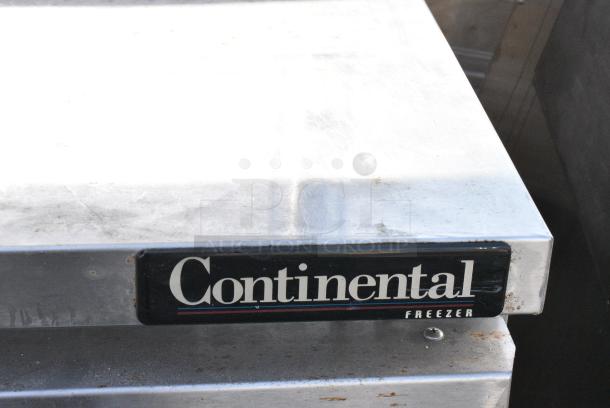 Continental SWF48-BS Stainless Steel Commercial Work Top Cooler w/ 4 Drawers and 2 Tier Over Shelf. - Image 2 of 9
