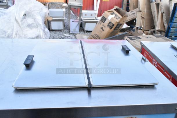 C. Nelson BDC8 Stainless Steel Commercial Chest Freezer w/ Center Hinge Lid on Commercial Casters. 115 Volts, 1 Phase. - Image 3 of 8