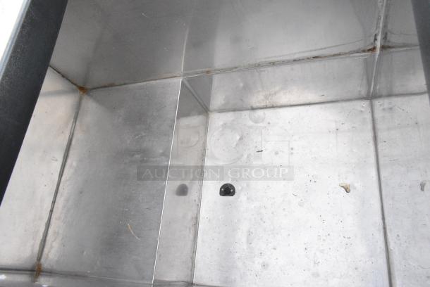 C. Nelson BDC8 Stainless Steel Commercial Chest Freezer w/ Center Hinge Lid on Commercial Casters. 115 Volts, 1 Phase. - Image 6 of 8