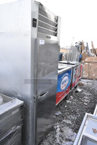 Traulsen G10010 Stainless Steel Commercial Single Door Reach In Cooler. 115 Volts, 1 Phase.