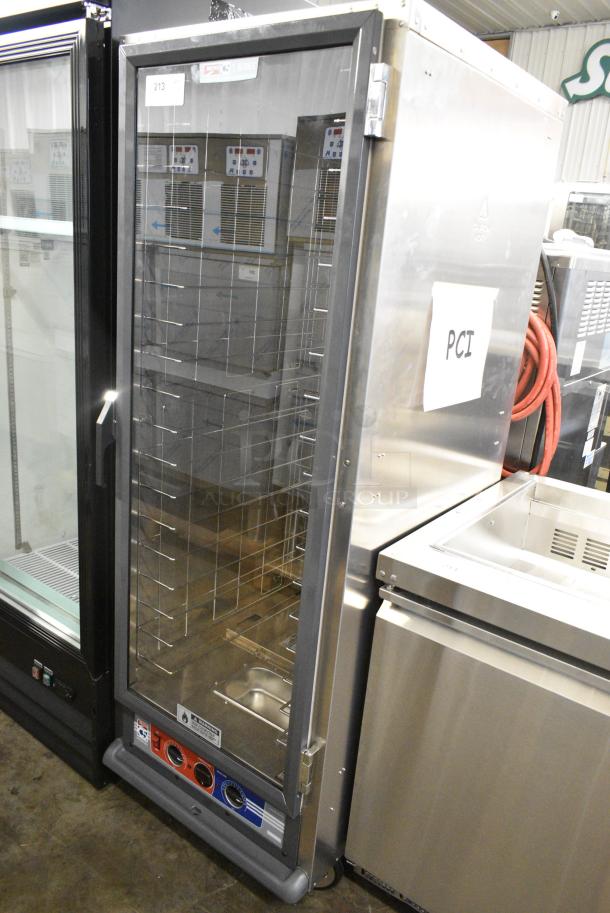 BRAND NEW SCRATCH AND DENT! 2024 Metro C5 Metal Commercial Single Door Reach In Heated Holding Cabinet on Commercial Casters. Tested and Working! - Image 1 of 6