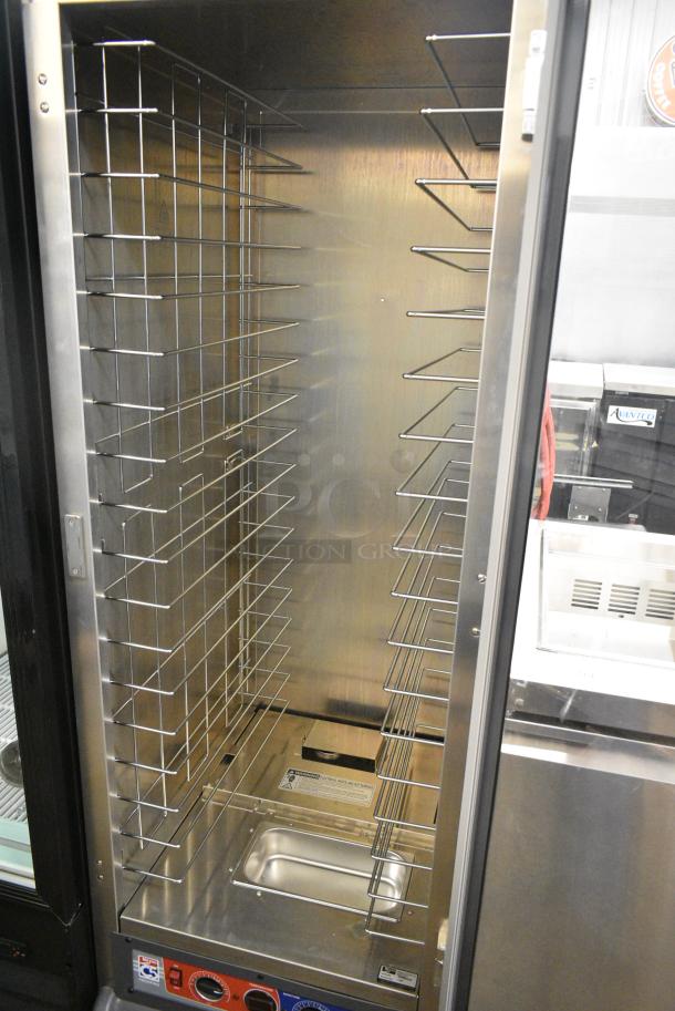 BRAND NEW SCRATCH AND DENT! 2024 Metro C5 Metal Commercial Single Door Reach In Heated Holding Cabinet on Commercial Casters. Tested and Working! - Image 5 of 6