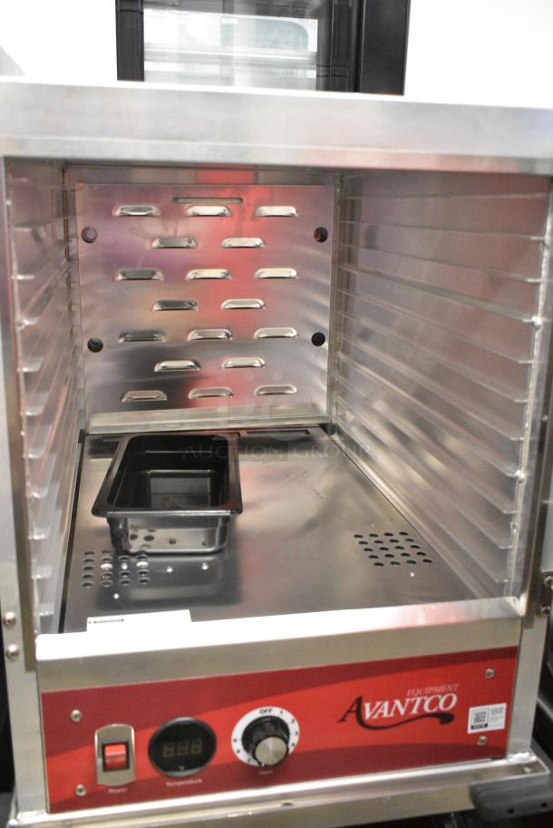 BRAND NEW SCRATCH AND DENT! 2024 Avantco 177HTIS1812 HTIS-1812 Undercounter Half Size Insulated Heated Holding Cabinet with Solid Door. 120 Volts, 1 Phase. Tested and Working! - Image 5 of 7
