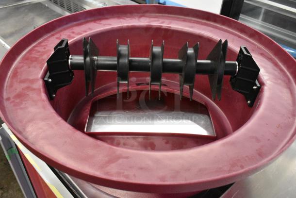 BRAND NEW SCRATCH AND DENT! San Jamar KA5500 KatchAll Magnetic Flatware Retriever 55 Gallon Trash Can Lid - Image 5 of 6