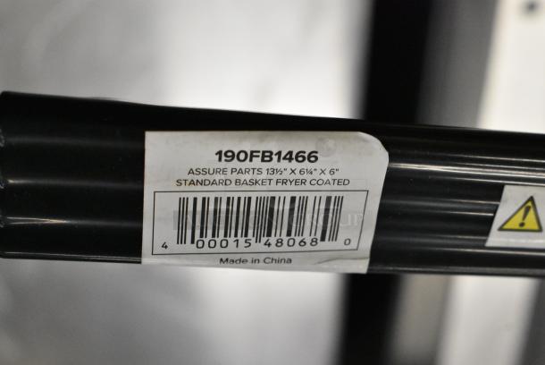 3 BRAND NEW SCRATCH AND DENT! Metal Fry Baskets Including 190FB1466 13 1/2" x 6 1/4" x 6" Half Size Fryer Basket with Back Hook. 3 Times Your Bid! - Image 5 of 5