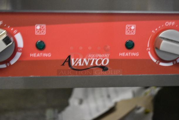 BRAND NEW SCRATCH AND DENT! Avantco 177CER400 Stainless Steel Commercial Countertop Electric Powered French Top 4 Burner Range. 240 Volts, 1 Phase. - Image 2 of 6