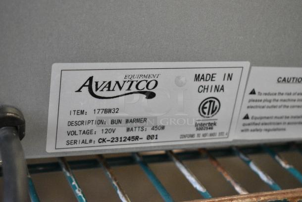 BRAND NEW SCRATCH AND DENT! Avantco 177BW32 Stainless Steel Commercial 32 Bun Warmer. 120 Volts, 1 Phase. Tested and Working! - Image 7 of 7