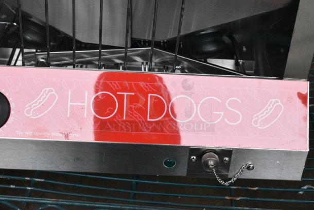 BRAND NEW SCRATCH AND DENT! Avantco 177HDS100 Stainless Steel 100 Dog / 48 Bun Hot Dog Steamer / Merchandiser. 120 Volts, 1 Phase. Tested and Powers On But Does Not Get Warm - Image 3 of 9