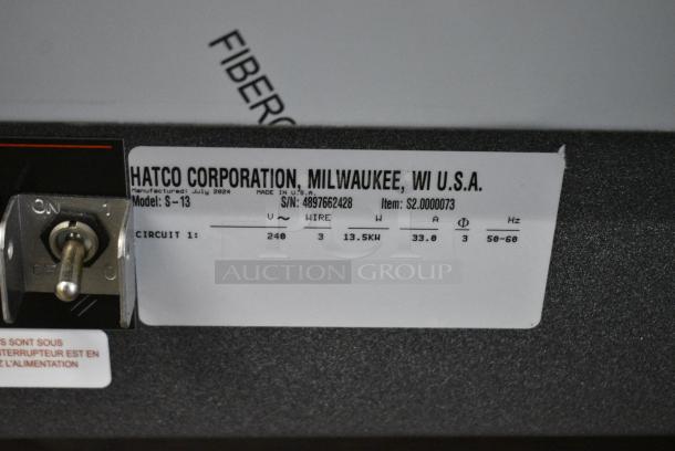 BRAND NEW SCRATCH AND DENT! Hatco S-13 Stainless Steel Imperial Booster Water Heater. 240 Volts, 3 Phase. - Image 9 of 9