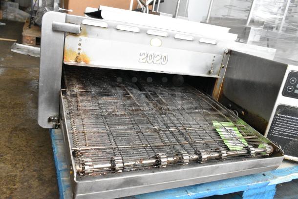 2017 Turbochef HHC2020 Stainless Steel Commercial Countertop Electric Powered Conveyor Rapid Cook Oven. 208/240 Volts, 3 Phase. - Image 5 of 8
