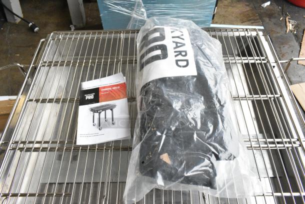 BRAND NEW SCRATCH AND DENT! Backyard Pro Stainless Steel Portable Charbroiler Grill on Commercial Casters. - Image 4 of 7