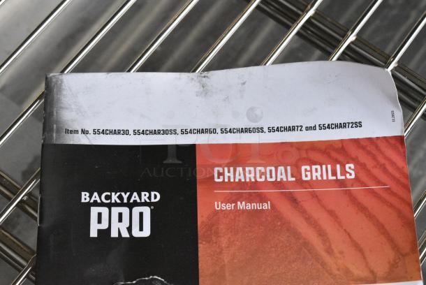 BRAND NEW SCRATCH AND DENT! Backyard Pro Stainless Steel Portable Charbroiler Grill on Commercial Casters. - Image 7 of 7