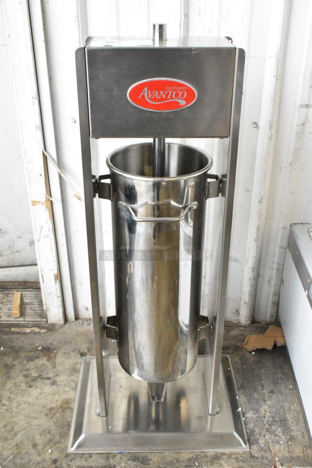 BRAND NEW SCRATCH AND DENT! Avantco Stainless Steel Countertop Sausage Stuffer. - Image 1 of 5