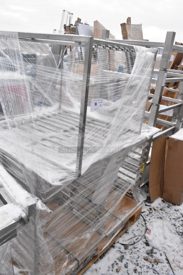 3 BRAND NEW SCRATCH AND DENT!  Metal Pan Racks. 3 Times Your Bid! - Image 2 of 4