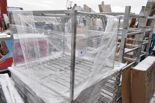 3 BRAND NEW SCRATCH AND DENT!  Metal Pan Racks. 3 Times Your Bid! - Image 3 of 4