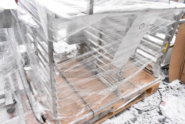 3 BRAND NEW SCRATCH AND DENT!  Metal Pan Racks. 3 Times Your Bid! - Image 4 of 4