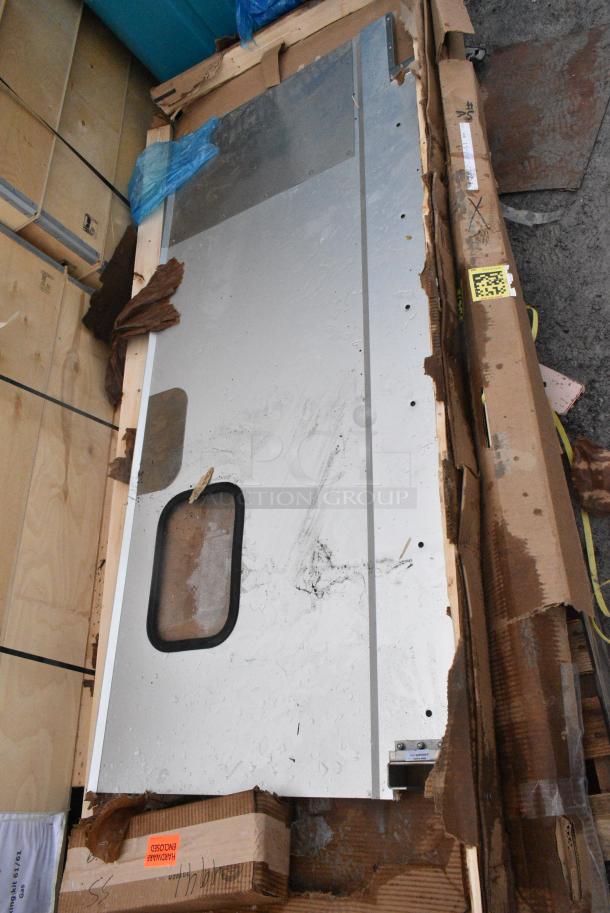 2 BRAND NEW SCRATCH AND DENT! Items Including Curtron SPD20AL Stainless Steel Kitchen Door. May Be Missing Pieces. 2 Times Your Bid! - Image 6 of 7