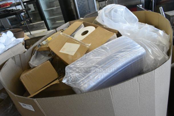 30 BRAND NEW! Boxes Including 5002CPTE Lavex 2-Ply White Center Pull Paper Towel 510' Roll - 6/Case, 395RP10C EcoChoice Bagassee 10" Plate, 395RP10C EcoChoice Compostable No PFAS Added Bamboo / Bagasse 10" Plate 3 Compartment. 30 Times Your Bid! - Image 2 of 10