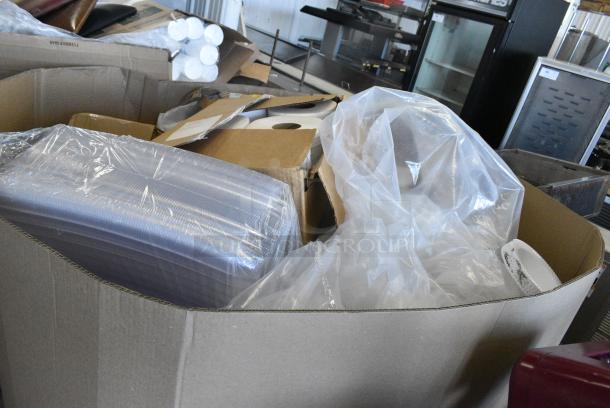 30 BRAND NEW! Boxes Including 5002CPTE Lavex 2-Ply White Center Pull Paper Towel 510' Roll - 6/Case, 395RP10C EcoChoice Bagassee 10" Plate, 395RP10C EcoChoice Compostable No PFAS Added Bamboo / Bagasse 10" Plate 3 Compartment. 30 Times Your Bid! - Image 3 of 10