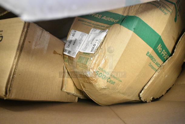 30 BRAND NEW! Boxes Including 5002CPTE Lavex 2-Ply White Center Pull Paper Towel 510' Roll - 6/Case, 395RP10C EcoChoice Bagassee 10" Plate, 395RP10C EcoChoice Compostable No PFAS Added Bamboo / Bagasse 10" Plate 3 Compartment. 30 Times Your Bid! - Image 9 of 10