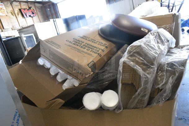 25 BRAND NEW! Boxes Including 712MBUP2448 Lavex 24" x 48" Matte Black Steel Urinal Partition, Seat Cushions. 25 Times Your Bid! - Image 3 of 7