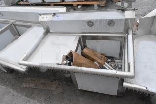 BRAND NEW SCRATCH AND DENT! Regency 600S1181818L Stainless Steel Single Bay Sink w/ Left Side Drain Board.