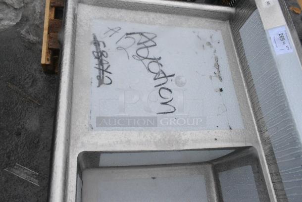 BRAND NEW SCRATCH AND DENT! Regency 600S31824224 Stainless Steel 3 Bay Sink w/ Dual Drain Boards. No Legs. - Image 6 of 7