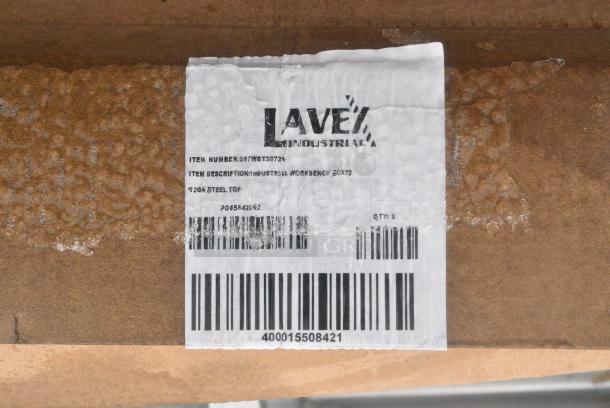 BRAND NEW SCRATCH AND DENT! Lavex 257WBT30724  30" x 72" Replacement Laminate Square Edge Heavy-Duty Workbench Top - Image 2 of 2