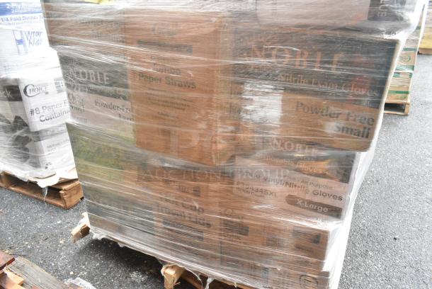 20 BRAND NEW! Boxes Including 394345M GLOVE VITRILE NOBLE BLK PFREE MD 1M, 12 ox Plastic Bowls, Hot Cup Travel Lids, 394345XL Noble NexGen Powder-Free Disposable Black Hybrid 3 Mil Thick Gloves - Extra Large - 1000/Case, 2 Boxes of Choice Plastic Cutlery Packs. 20 Times Your Bid! - Image 5 of 9