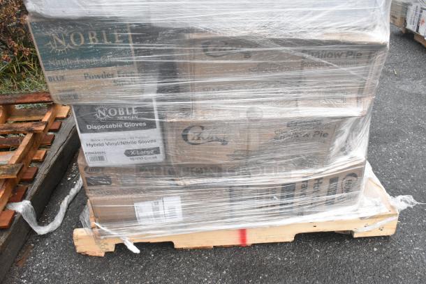 20 BRAND NEW! Boxes Including 394345M GLOVE VITRILE NOBLE BLK PFREE MD 1M, 12 ox Plastic Bowls, Hot Cup Travel Lids, 394345XL Noble NexGen Powder-Free Disposable Black Hybrid 3 Mil Thick Gloves - Extra Large - 1000/Case, 2 Boxes of Choice Plastic Cutlery Packs. 20 Times Your Bid! - Image 6 of 9