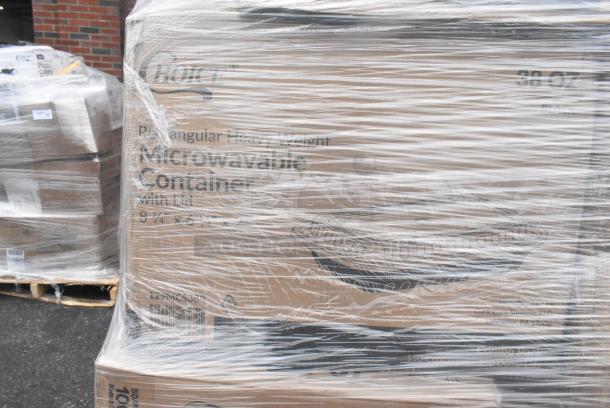 40 BRAND NEW! Boxes Including Choice Portion Cups, 966TALLFLDB Choice White Tall-Fold 6" x 13" Dispenser Napkin - 8000/Case, 127RD8BULK Choice 8 oz. Customizable Microwavable Translucent Round Deli Container - 500/Case, Choice Microwaveable Containers. 40 Times Your Bid! - Image 10 of 11