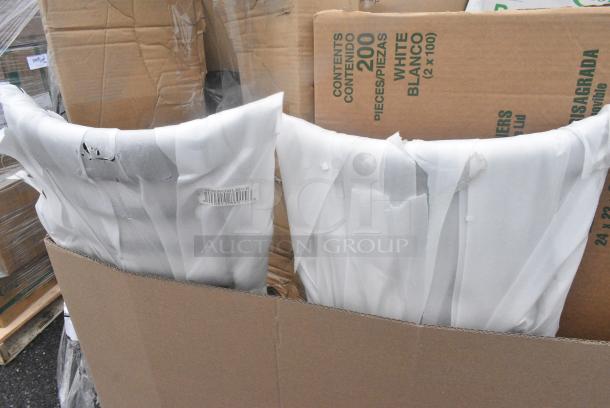 20 BRAND NEW! Boxes Including Choice Portion Cups, 1229102GCASE Choice 9" x 10 3/4" Gold Silver Food Service Interfolded Pop-Up Foil Sheets, 795PTOKFT8 Choice Kraft Microwavable Folded Paper #8 Take-Out Container 6" x 4 3/4" x 2 1/2" - 300/Case, 600DUN24488 DUNNAGE RACK 24X48X8 ALM, 164BWGWLADFR Barstool/Chair, Dart 90HTPF1R White Foam Square Take Out Container with Hinged Lid 9" x 9" x 3" - 200/Case, Choice #8 Paper Containers. 20 Times Your Bid! - Image 5 of 9