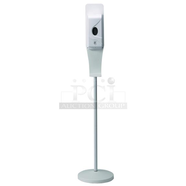 60 BRAND NEW! Boxes of Service Ideas ADISPWSTD SAN ‘N’ SERV Touchless Hand Sanitizer Floor Dispenser, White. 60 Times Your Bid! - Image 1 of 3
