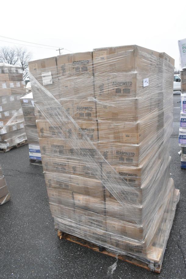 60 BRAND NEW! Boxes of Service Ideas ADISPWSTD SAN ‘N’ SERV Touchless Hand Sanitizer Floor Dispenser, White. 60 Times Your Bid! - Image 2 of 3