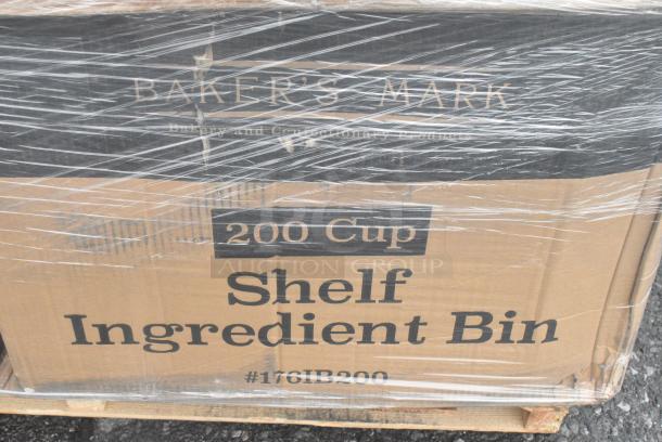 25 BRAND NEW! Boxes Including 3 Box Libbey 8420 Grande Collection 19.5 oz. Customizable Vino Grande Wine Glass - 12/Case, 2 Box 176IB200 BIN INGREDIENT 200 CUPS NSF, 12 GALLON BAKER'S MARK, 347TCL9 Choice 9 oz. Clear Disposable Plastic Tumbler - 500/Case. 25 Times Your Bid! - Image 6 of 9