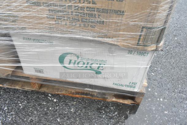 30 BRAND NEW! Boxes Including 500TO963 Choice 9" x 6" x 3" Microwaveable 1-Compartment Black / Clear Plastic Hinged Container - 100/Case, 612FFL1230 Choice Foil Steam Table Pan Lid - Full Size - 50/Case, CH32DEF Dart ClearPac SafeSeal 32 oz. Tamper-Resistant, Tamper-Evident Hinged Container with Flat Lid - 200/Case, 966UPWIDEB1-500 OneUp by Choice White 1-Ply Wide Interfold 6 1/2" x 8 1/2" Dispenser Napkin - 6000/Case, 795PTOWHT4 Choice White Microwavable Folded Paper Take Out Containers, 2 Box Lavex Paper Towels. 30 Times Your Bid! - Image 5 of 13