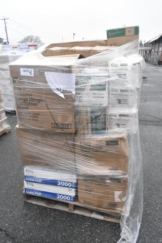 25 BRAND NEW! Boxes Including 5 Box 346BKFSNM Choice Medium Weight Black Wrapped Polypropylene Plastic Cutlery Set with Napkin - 250/Case, 2 Box 500TW7 Choice 7 oz. Translucent Thin Wall Plastic Cold Cup - 2500/Case, 6 Box 347TNYMRG2 Visions 2 oz. Clear Plastic Mini Margarita Glass - 120/Case. 25 Times Your Bid!