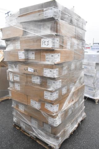 86 BRAND NEW! Boxes of 54PARK1000 WRAP BOX 4-1/2x2x6" W/ WINDOW POLY INSIDE 300/cs. 86 Times Your Bid!