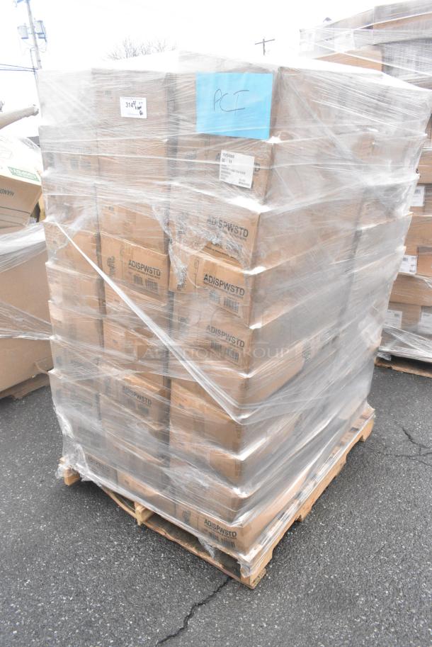 60 BRAND NEW! Boxes of Service Ideas ADISPWSTD SAN ‘N’ SERV Touchless Hand Sanitizer Floor Dispenser, White. 60 Times Your Bid! - Image 2 of 3