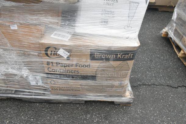 25 BRAND NEW! Boxes Including 127RD16BULK Choice 16 oz. Customizable Microwavable Translucent Round Deli Container - 500/Case, 2 Box 347FC1P5 Visions 5 oz. Heavy Weight Clear 1-Piece Plastic Champagne Flute - 96/Case, Choice Deli Containers. 25 Times Your Bid! - Image 10 of 11