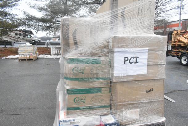 30 BRAND NEW! Boxes Including 50010DWALLW Choice 10 oz. White Smooth Double Wall Paper Hot Cup, Choice Portion Cups, 3 Box Choice Cutlery Packs, Choice Hinged Containers. 30 Times Your Bid! - Image 7 of 9